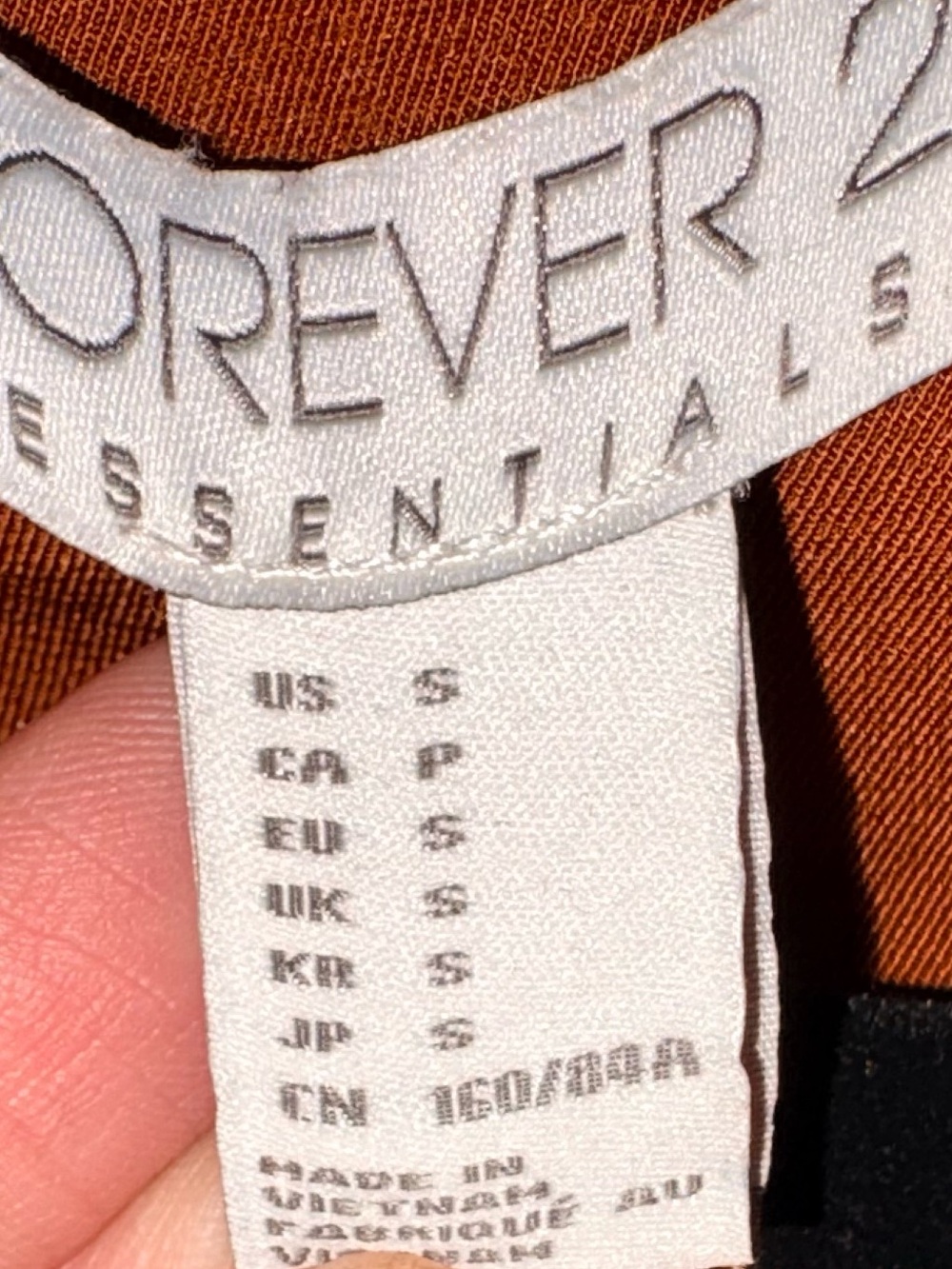 Forever 21 Rust Button-Front Drawstring Mini Dress - Picture 5 of 6